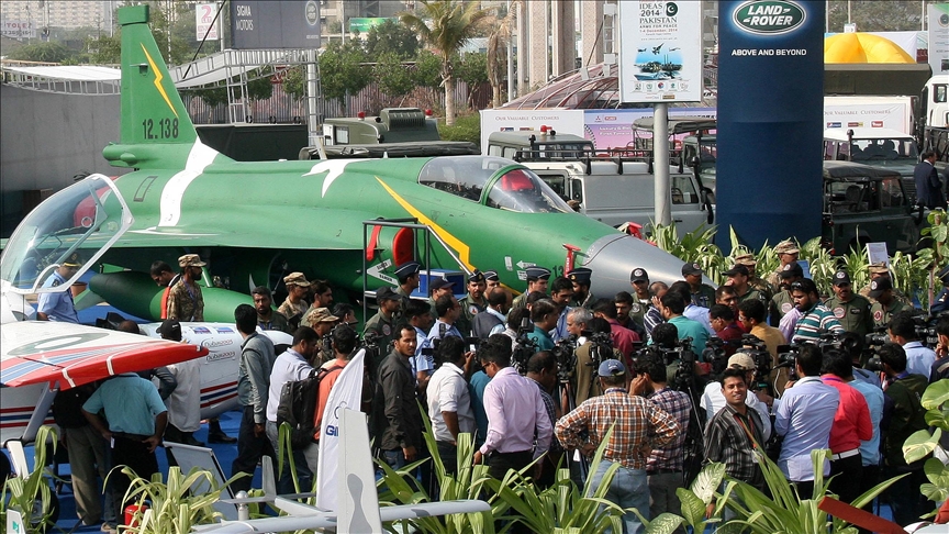 Pakistani JF-17 fighter jet makes debut at UK military airshow