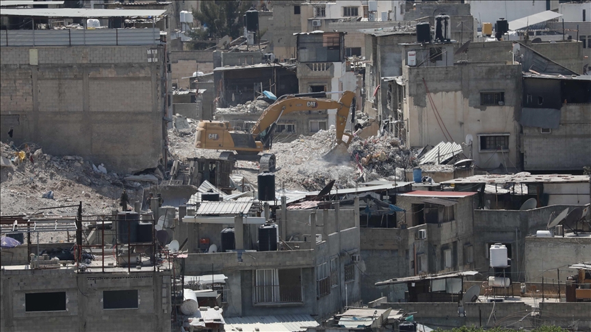 Israeli army demolishes 3 Palestinian homes in occupied West Bank