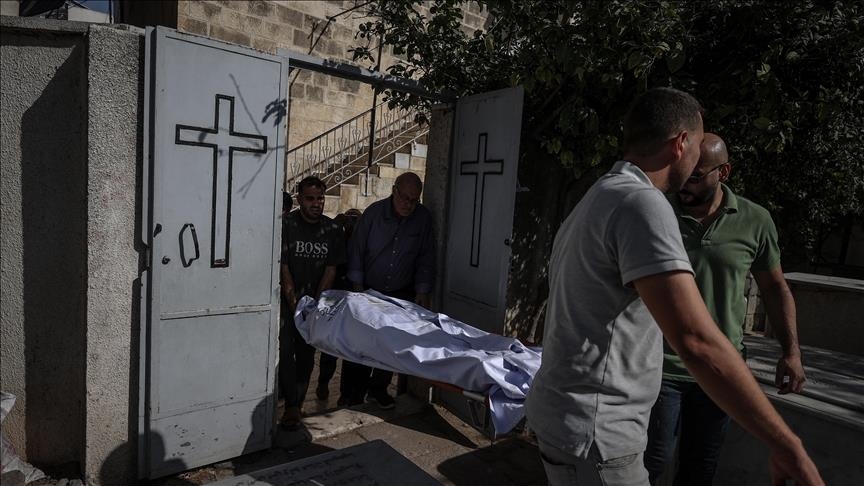 UN rights office urges probe into deadly Israeli strike on Gaza church sheltering displaced civilians