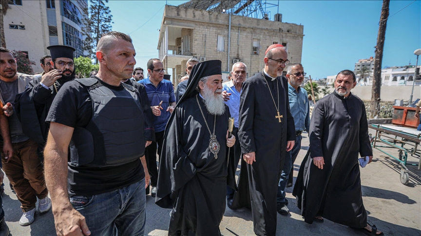Udhëheqësit e kishave vizitojnë Gazën pas sulmit izraelit ndaj Kishës së Familjes së Shenjtë