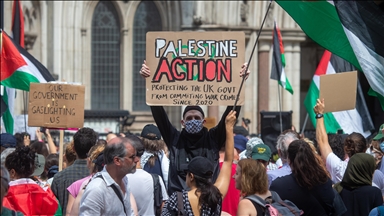 Man arrested at pro-Palestine protest in Glasgow under terrorism act