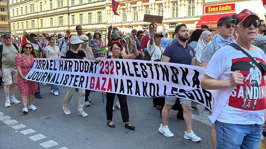 İsrail, İsveç'te protesto edildi