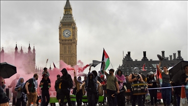 ‘Our spirits fly higher than F-35s’: Londoners rally again for Palestine