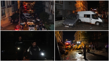 Başkentte dün etkili olan sağanak nedeniyle 1402 noktaya müdahale edildi