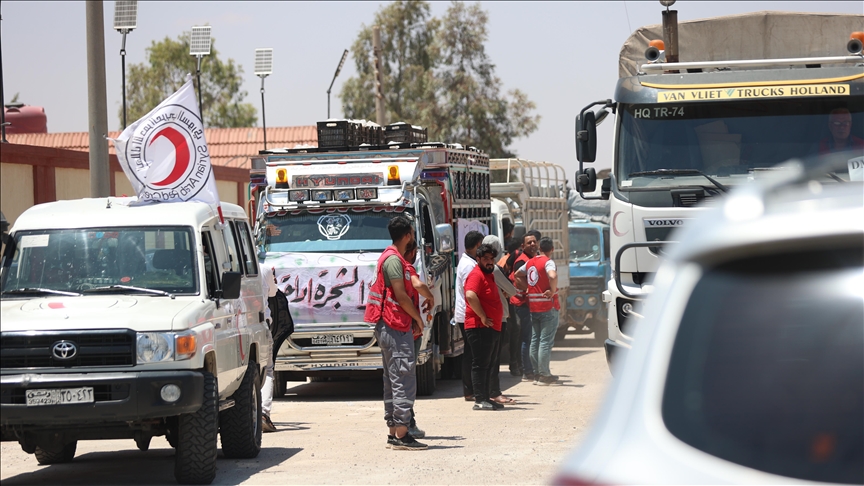 Relative calm returns to Syria’s Suwayda as aid enters under Red Crescent supervision