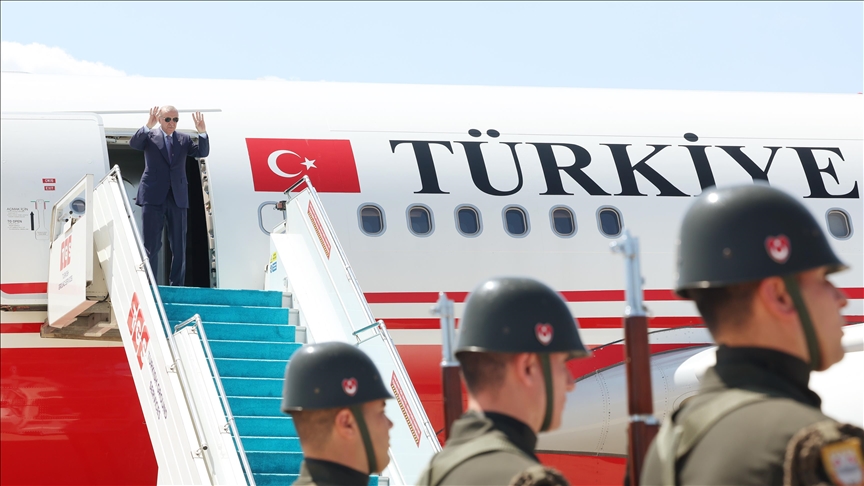 Президент Эрдоган отбыл в Турецкую Республику Северного Кипра