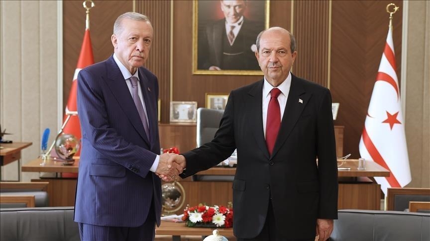 Erdogan rencontre le président de la République turque de Chypre du Nord