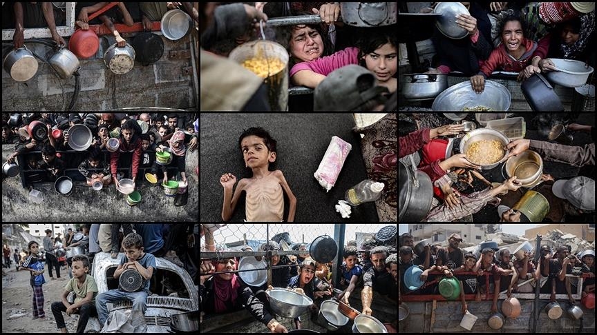 'We dream of bread': Gaza’s streets echo with hunger as bodies collapse from starvation