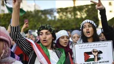 Thousands rally in Morocco against Gaza genocide, Israeli attacks