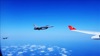 مقاتلات "إف-16" ترافق طائرة الرئيس أردوغان في زيارته إلى قبرص التركية
