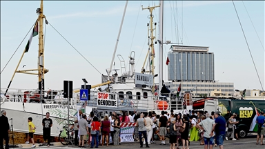 Italie : un nouveau bateau, le "Handala", met le cap sur Gaza