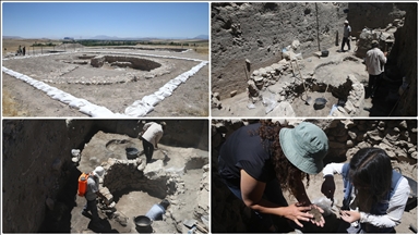Yassı Höyük'te Geç Tunç Çağı'na ait yapı ve silolar gün yüzüne çıkarıldı