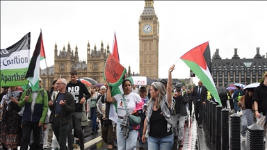 Londinezët dalin përsëri në rrugë për të mbështetur Palestinën