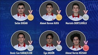 Türk öğrenciler Uluslararası Matematik Olimpiyatı'ndan 6 madalya ile döndü