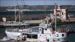 Gaza-bound aid ship sets sail from Italy in new bid to break Israeli siege