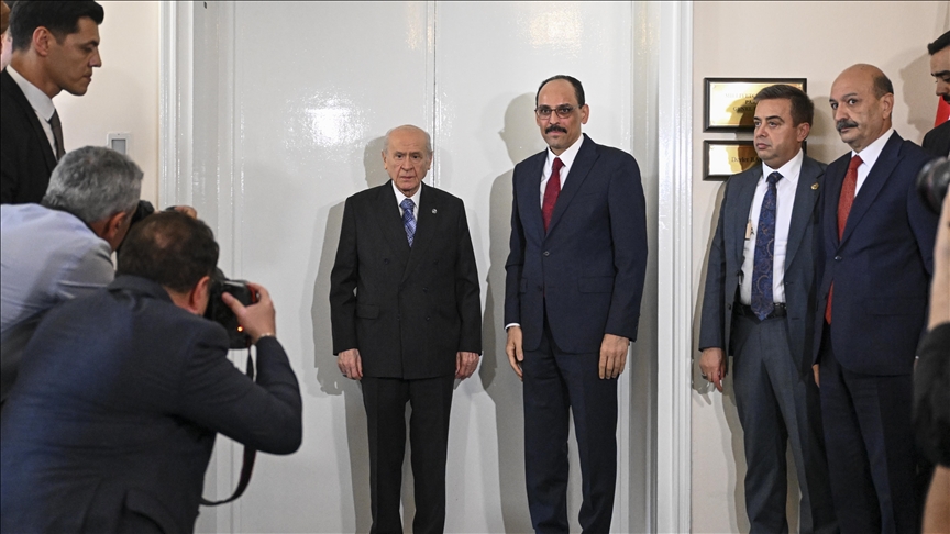 MHP Genel Başkanı Bahçeli, MİT Başkanı Kalın ile görüştü