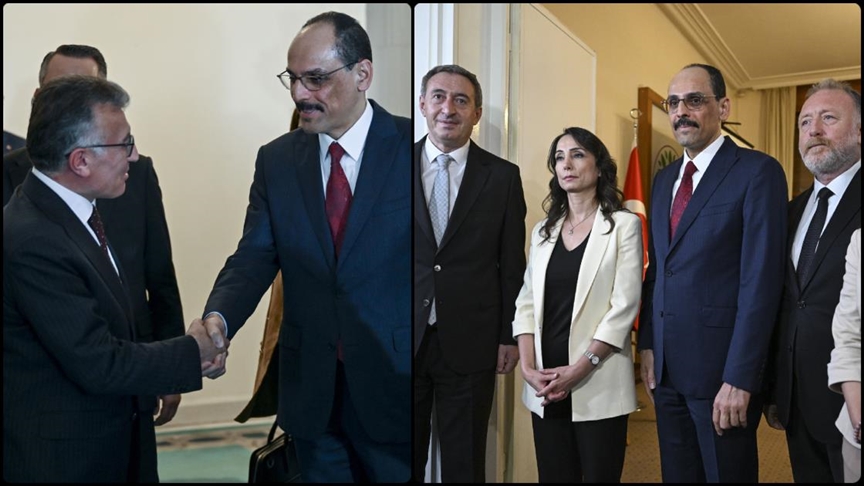 MİT Başkanı Kalın, AK Parti ve DEM Parti TBMM Gruplarını ziyaret etti