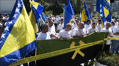 Miners protest in Bosnia over unpaid wages, pension crisis