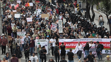 Protesters march in Mexico City against gentrification, soaring housing costs