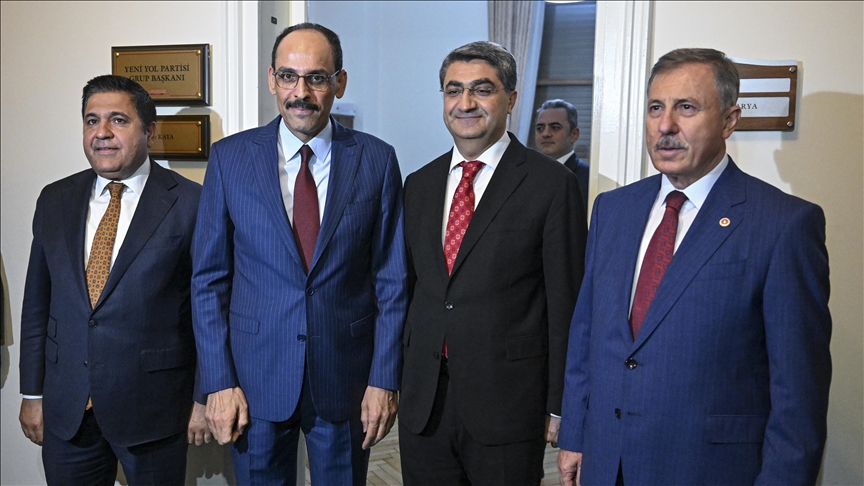 MİT Başkanı İbrahim Kalın, Yeni Yol Partisi TBMM Grubu'nu ziyaret etti
