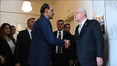 MİT Başkanı Kalın, İYİ Parti TBMM Grubu'nu ziyaret etti