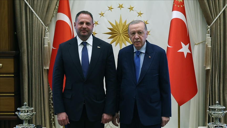 Ukrainian delegation meets Turkish president ahead of Istanbul peace talks