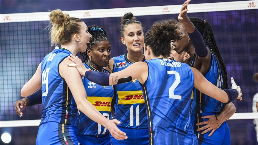 İtalya, ABD’yi 3-0 yenerek FIVB Kadınlar Milletler Ligi’nde yarı finale çıktı