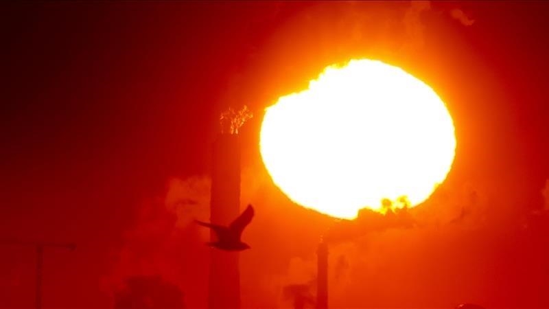 High temperatures, wildfires persist across eastern Europe