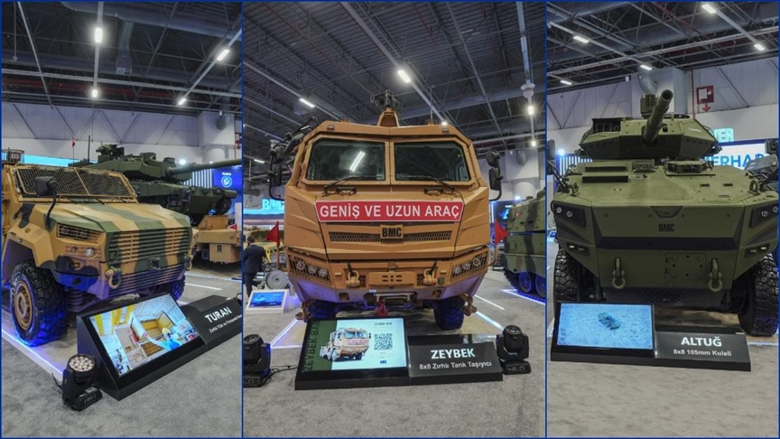 BMC, askerin yükünü alacak yeni araçlarını IDEF 2025'te tanıttı