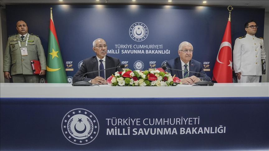 Türkiye ile Moritanya arasında "Askeri Çerçeve Anlaşması" imzalandı