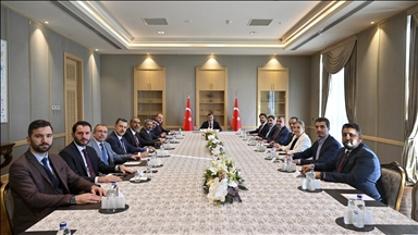 Cumhurbaşkanı Yardımcısı Yılmaz, AK Parti Genel Başkan Yardımcısı Büyükgümüş'ü kabul etti