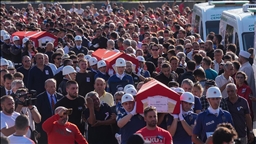 Orman şehitleri son yolculuklarına uğurlanıyor