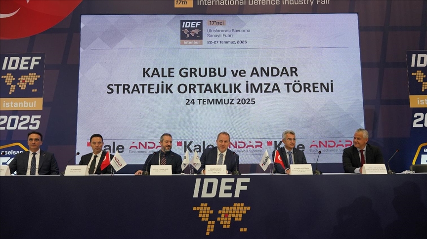 Kale Grubu ile ANDAR, IDEF 2025'te stratejik ortaklık anlaşması imzaladı