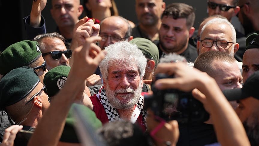 الناشط اللبناني جورج عبدالله يصل بيروت بعد41 عاما من السجن بفرنسا