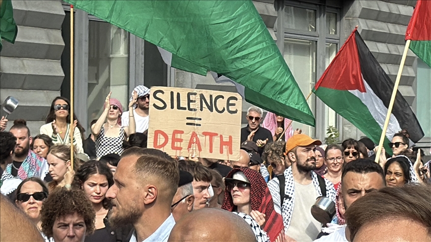 Berlin, protesta kundër sulmeve të vazhdueshme të Izraelit dhe bllokadës në Gaza