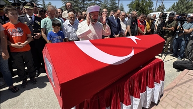 Orman yangını şehitlerinden Muharrem Can'ın cenazesi Konya'da defnedildi