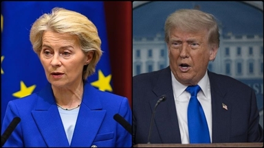Droits de douane: Von Der Leyen discutera avec Trump en Écosse