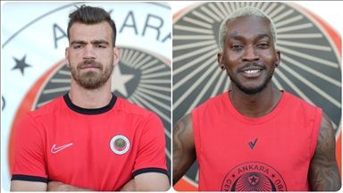 Gençlerbirliği'nde yeni transferler Onyekuru ve Goutas, basının karşısına çıktı