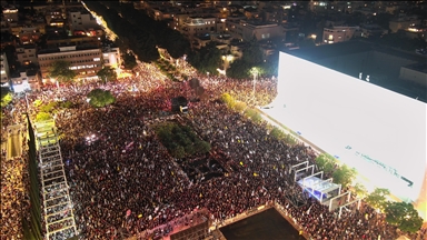 Izraelitët protestojnë në Tel Aviv, bëjnë thirrje për armëpushim në Gaza dhe kthimin e pengjeve 