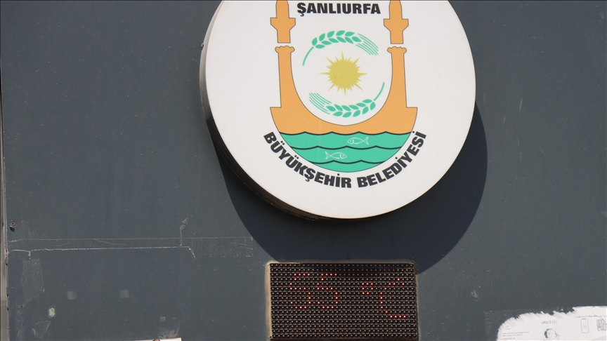 Li Şanliurfayê termomêtroyan germahiya hewayê 55 pile nîşan da