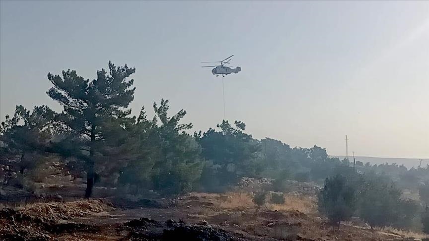 هەوڵەکان بۆ کوژاندنەوەی ئاگری دارستانەکانی شارۆچکەی سیلیفکە لە مێرسین بەردەوامە