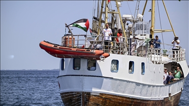 Drones hover above Gaza-bound aid ship ‘Handala’ amid safety concerns