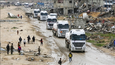 Gaza media office denies over 100 humanitarian aid trucks entered besieged enclave on Friday
