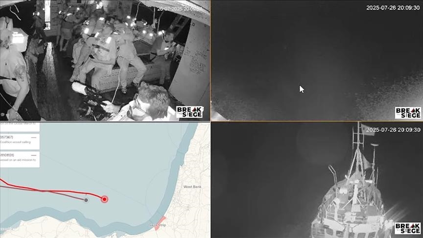 Israeli army storms Handala ship en route to Gaza with 21 people onboard