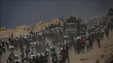 Only 73 aid trucks allowed into Gaza as famine expands, authorities say