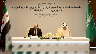 سوريا والسعودية توقعان مذكرة تفاهم في مجالات الطاقة