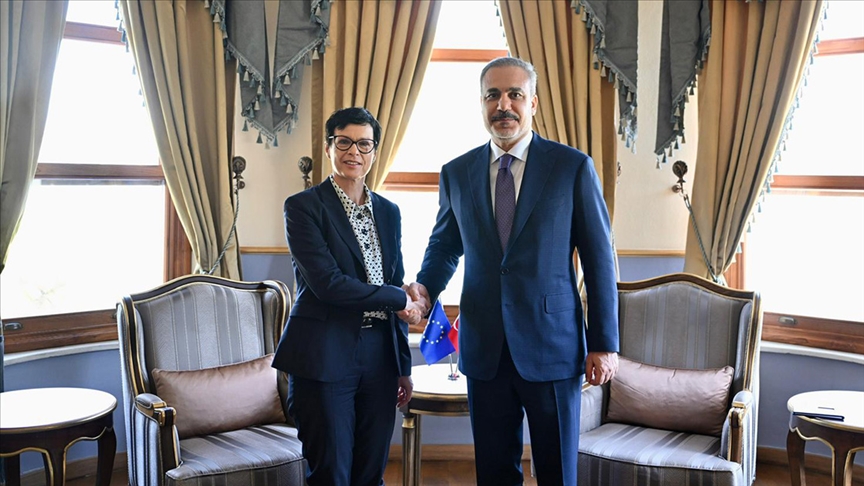 Bakan Fidan, AB Komisyonu Üyesi Kos'la görüşmesinde Türkiye'nin AB sürecine bağlılığını vurguladı