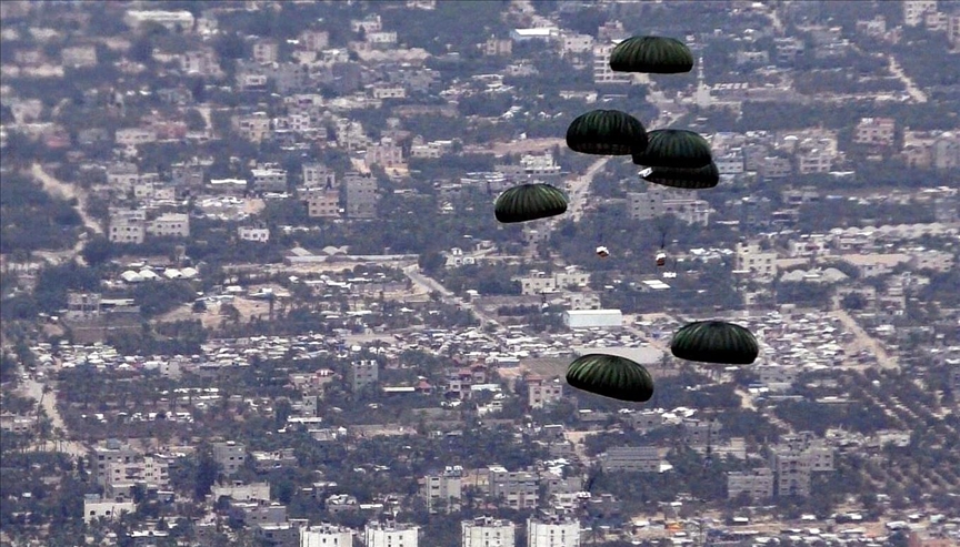 Egypt, UAE, Jordan airdrop aid over Gaza