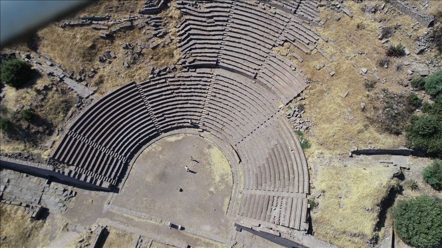Revival of ancient glory: 2,200-year-old theater in Assos ancient city set for restoration
