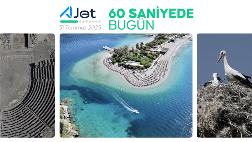 60 saniyede bugün (31 Temmuz 2025)